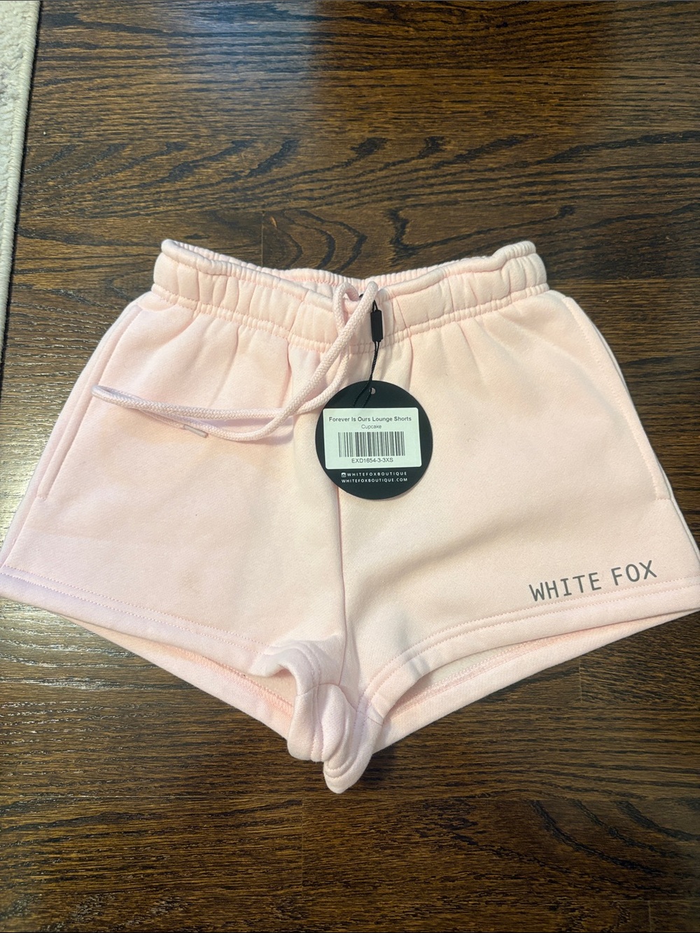 White Fox Boutique Light Pink Lounge Athletic Shorts